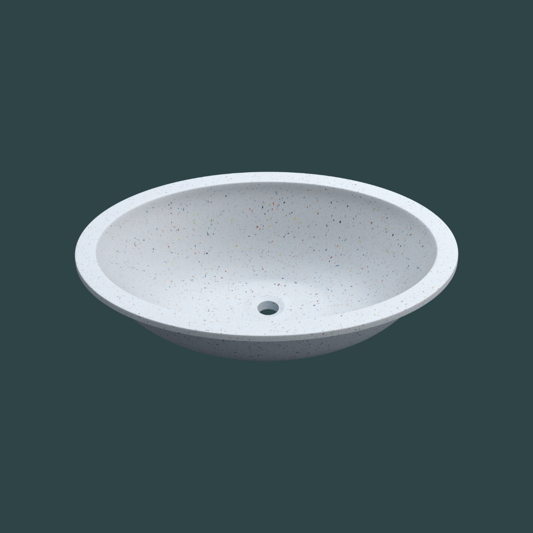 Integrated sink Oval III