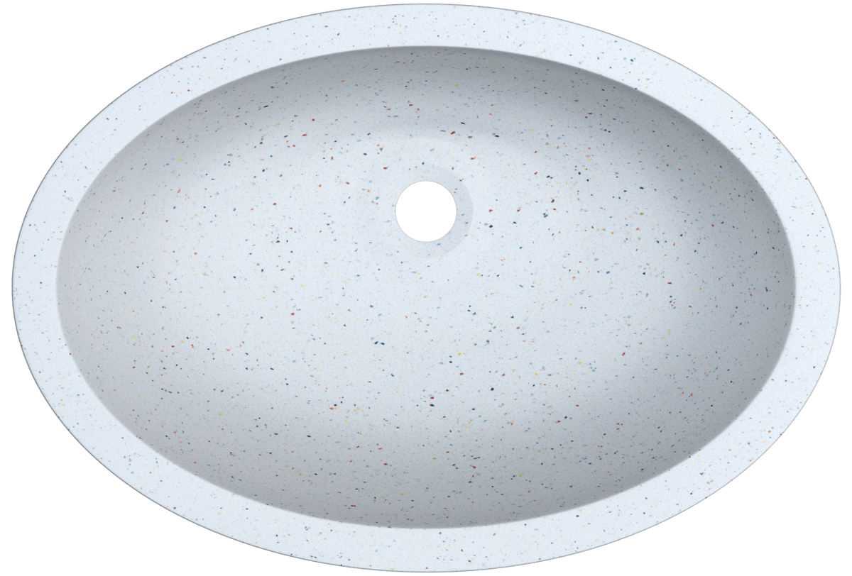 Integrated sink Oval II